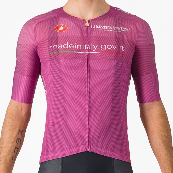 Herren Cyclamen Trikot Giro d'Italia 2024 Race Herren Cyclamen Trikot Giro d'Italia 2024 Race