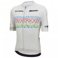Herren Zurich 2024 Santini UCI Masters Weltmeister trikot-Grau Herren Zurich 2024 Santini UCI Masters Weltmeister trikot-Grau