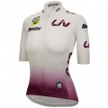 Damen Weißes Damen-T-Shirt Tour de France 2024 Damen Weißes Damen-T-Shirt Tour de France 2024