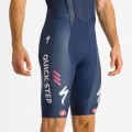Herren Castelli Soudal Quick-Step 2024 Free Aero RC PRO kurz tragerhose