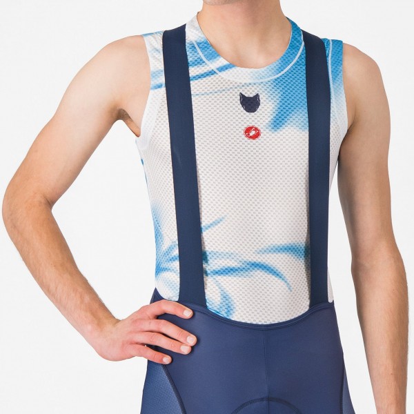Herren Castelli Soudal Quick-Step 2025 Pro Mesh armellose trikot Herren Castelli Soudal Quick-Step 2025 Pro Mesh armellose trikot
