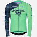 Herren Hiru Orbea Factory Team 2025 Lab Aero langarm trikot Herren Hiru Orbea Factory Team 2025 Lab Aero langarm trikot