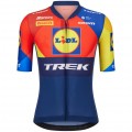 Herren Santini Lidl Trek 2025 Aero trikot Herren Santini Lidl Trek 2025 Aero trikot