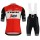 Trek Segafredo 2019 Rot Fahrradbekleidung Radtrikot Satz Kurzarm+Kurz Trägerhose XHASZ