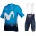 MOVISTAR TEAM 2019 Fahrradbekleidung Radtrikot Satz Kurzarm+Kurz Trägerhose NE8V4