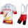 COFIDIS 2019 Fahrradbekleidung Radtrikot Satz Kurzarm+Kurz Trägerhose HGP0D