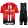 Team Sunweb 2019 Fahrradbekleidung Radtrikot Satz Kurzarm+Kurz Trägerhose DPR01