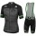 Peter Sagan LOGO Team 2019 Line black Fahrradbekleidung Radtrikot Satz Kurzarm+Kurz Trägerhose 7FTK8