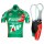 Retro Fanini 7 UP Fahrradbekleidung Radtrikot Satz Kurzarm+Kurz Trägerhose 13OGG