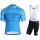 BONTRAGER Circuit Blue Fahrradbekleidung Radtrikot Satz Kurzarm+Kurz Trägerhose 4EAX2