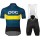 POC Essential Road Logo yellow Fahrradbekleidung Radtrikot Satz Kurzarm+Kurz Trägerhose U6F5D