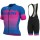 ALE MIAMI Fahrradbekleidung Radtrikot Satz Kurzarm+Kurz Trägerhose M506V