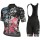 ALE OCEANS PRR GERBERA Fahrradbekleidung Radtrikot Satz Kurzarm+Kurz Trägerhose 8NFRC