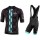 2020 BIANCHI MILANO Fahrradbekleidung Roncaccio Radtrikot kurzarm+Palizzi Trägerhose kurz Schwarz