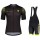 2020 SCOTT RC TEAM 10 Fahrradbekleidung Radtrikot kurzarm+Trägerhose kurz Schwarz