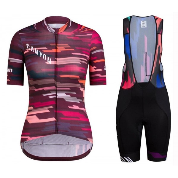 2019 Canyon Damen Fahrradbekleidung Radtrikot Satz Kurzarm+Kurz Trägerhose LBG7X 2019 Canyon Damen Fahrradbekleidung Radtrikot Satz Kurzarm+Kurz Trägerhose LBG7X