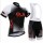 2015 ALE Fahrradbekleidung Radteamtrikot Kurzarm+Kurz Radhose Kaufen Schwarz weiß N6HD1