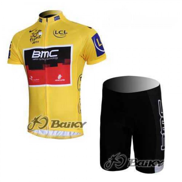 BMC 2011 Tour De France Radbekleidung Radtrikot Kurzarm und Fahrradhosen Kurz gelb I7FA2 BMC 2011 Tour De France Radbekleidung Radtrikot Kurzarm und Fahrradhosen Kurz gelb I7FA2