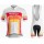2016 Bontrager Fahrradbekleidung Radteamtrikot Kurzarm+Kurz Radhose Kaufen oranje Rot WGICI