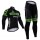 2015 Cannondale Garmin Fahrradbekleidung Radtrikot Satz Langarm und Lange Radhose 08XWG