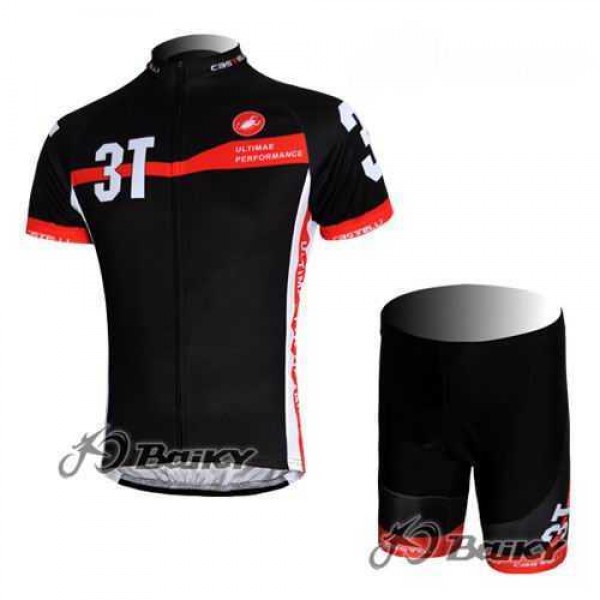 Castelli 3T Radbekleidung Radtrikot Kurzarm und Fahrradhosen Kurz Schwarz V7U4H Castelli 3T Radbekleidung Radtrikot Kurzarm und Fahrradhosen Kurz Schwarz V7U4H