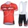 2015 Castelli Fahrradbekleidung Radteamtrikot Kurzarm+Kurz Radhose Kaufen Rot 6SNN9