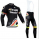 2014 Cinelli Fahrradbekleidung Radtrikot Langarm+Lang Trägerhose Schwarz D5SC3