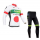 Europcar 2014 Fahrradbekleidung Radtrikot Satz Langarm und Lange Radhose Schwarz weiß Rot grün ZXH51