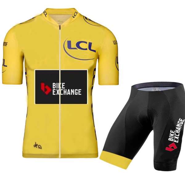 Bike Exchange Tour De France Pro Team 2021 Fahrradbekleidung Radteamtrikot Kurzarm+Kurz Radhose XofLzx Bike Exchange Tour De France Pro Team 2021 Fahrradbekleidung Radteamtrikot Kurzarm+Kurz Radhose XofLzx