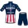 CHAMPION USA Pro Team 2021 Fahrradbekleidung Radteamtrikot Kurzarm+Kurz Radhose lOMLBK