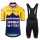 Jumbo Visma SLovenia Pro 2021 Team Fahrradbekleidung Radteamtrikot Kurzarm+Kurz Radhose YUuUZf