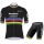 quick step champion Pro 2021 Team Fahrradbekleidung Radteamtrikot Kurzarm+Kurz Radhose oUon2n
