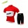 2016 BAT FOX Fahrradbekleidung Radtrikot Kurzarm+Kurz Radhose Rot O5KJB