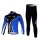 Giant kenda pro Fahrradtrikot Radbekleidung Langarm+Lang Fahrradhose Schwarz blau EZF70