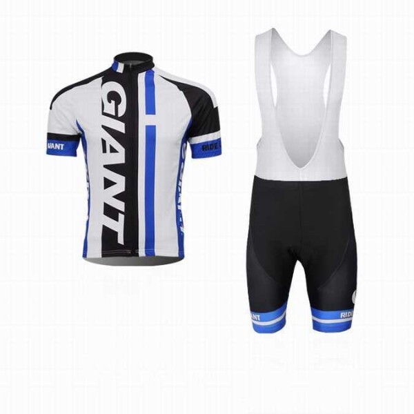 2014 Giant Set set wielershirts Korte mouw+Fietsbroek weiß Schwarz blau ZRTNW 2014 Giant Set set wielershirts Korte mouw+Fietsbroek weiß Schwarz blau ZRTNW