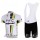 HTC-Highroad Pro Team Radbekleidung Radtrikot Kurzarm und Fahrradhosen Kurz Bib weiß H10XI