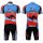 JAYCO Pro Team Radbekleidung Radtrikot Kurzarm und Fahrradhosen Kurz blau Rot WVEC4