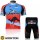 JAYCO Pro Team Radbekleidung Radtrikot Kurzarm und Fahrradhosen Kurz blau Rot 33P8K