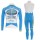 2016 KTM-Delko Marseille Provence Set Fahrradbekleidung Radtrikot Langarm blau+Lange Trägerhosen Online 1I12C