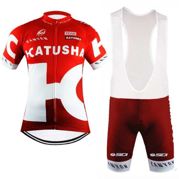 2016 KATUSHA Korte mouw+fietsbroeken Bib YDARS 2016 KATUSHA Korte mouw+fietsbroeken Bib YDARS