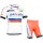 2015 Katusha Fahrradbekleidung Radteamtrikot Kurzarm+Kurz Radhose weiß SSMBH