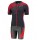 2016 Look Fahrradbekleidung Radteamtrikot Kurzarm+Kurz Radhose Kaufen Rot Schwarz 9KKJX
