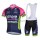 Lampre Merida 2014 Fahrradbekleidung Radteamtrikot Kurzarm+Kurz Radhose Kaufen blau SK1MA
