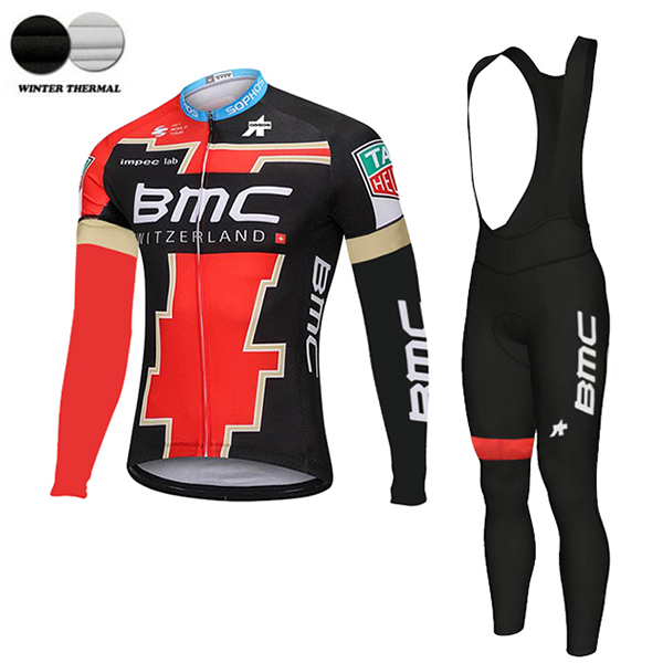 BMC 2018 Winter Fahrradbekleidung Radtrikot Langarm+Lang Trägerhose AKSTD BMC 2018 Winter Fahrradbekleidung Radtrikot Langarm+Lang Trägerhose AKSTD