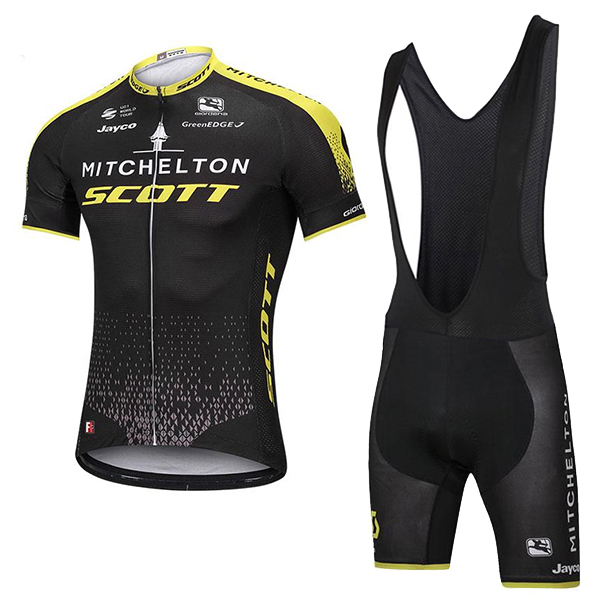 Mitchelton Scott 2018 Fahrradbekleidung Radtrikot Satz Kurzarm+Kurz Trägerhose Schwarz 4ZX51 Mitchelton Scott 2018 Fahrradbekleidung Radtrikot Satz Kurzarm+Kurz Trägerhose Schwarz 4ZX51