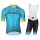 Astana 2018 Fahrradbekleidung Radtrikot Satz Kurzarm+Kurz Trägerhose PBUH8