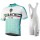 Bianchi Milano Attone white Fahrradbekleidung Satz Fahrradtrikot Kurzarm Trikot und Kurz Trägerhose A8IH9