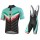 Bianchi Milano Tiera blue black Fahrradbekleidung Satz Fahrradtrikot Kurzarm Trikot und Kurz Trägerhose L2S4T