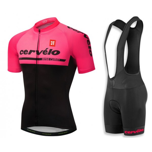 2018 Cervelo 3T Pink Fahrradbekleidung Radtrikot Satz Kurzarm+Kurz Trägerhose 4SEPF 2018 Cervelo 3T Pink Fahrradbekleidung Radtrikot Satz Kurzarm+Kurz Trägerhose 4SEPF