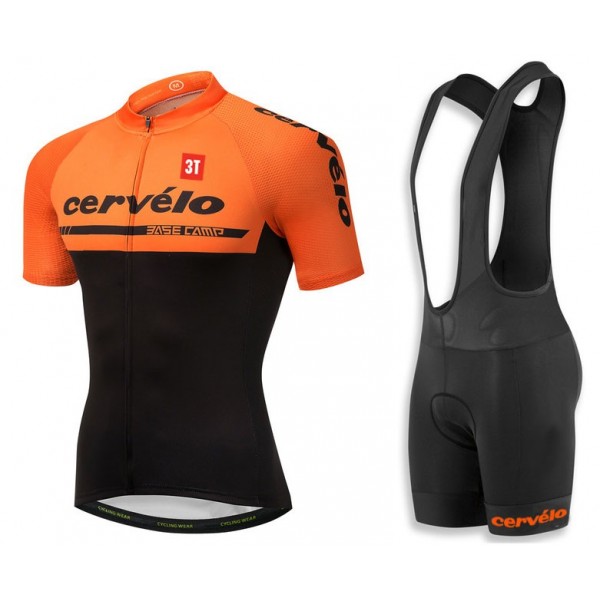 2018 Cervelo 3T Orange Fahrradbekleidung Radtrikot Satz Kurzarm+Kurz Trägerhose E6UTH 2018 Cervelo 3T Orange Fahrradbekleidung Radtrikot Satz Kurzarm+Kurz Trägerhose E6UTH